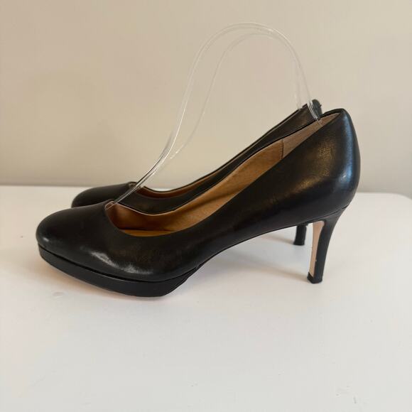 Corso Como Lara Pumps Womens 6.5M Black Leather Stiletto Heel Work Career Office - Picture 4 of 10